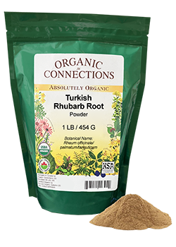 OCBULK - Rhubarb (Turkish) Root Powder ORG 1LB