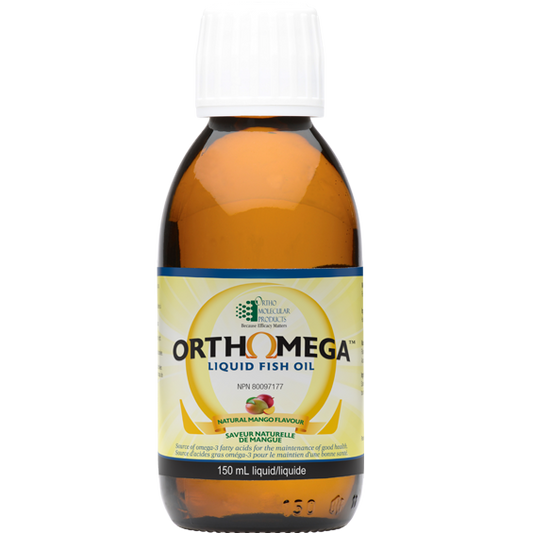 Ortho Molecular   Orthomega Liquid Fish Oil Mango   150 ML