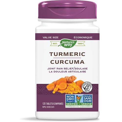 Nature's Way - Turmeric - 120 Veg Tabs