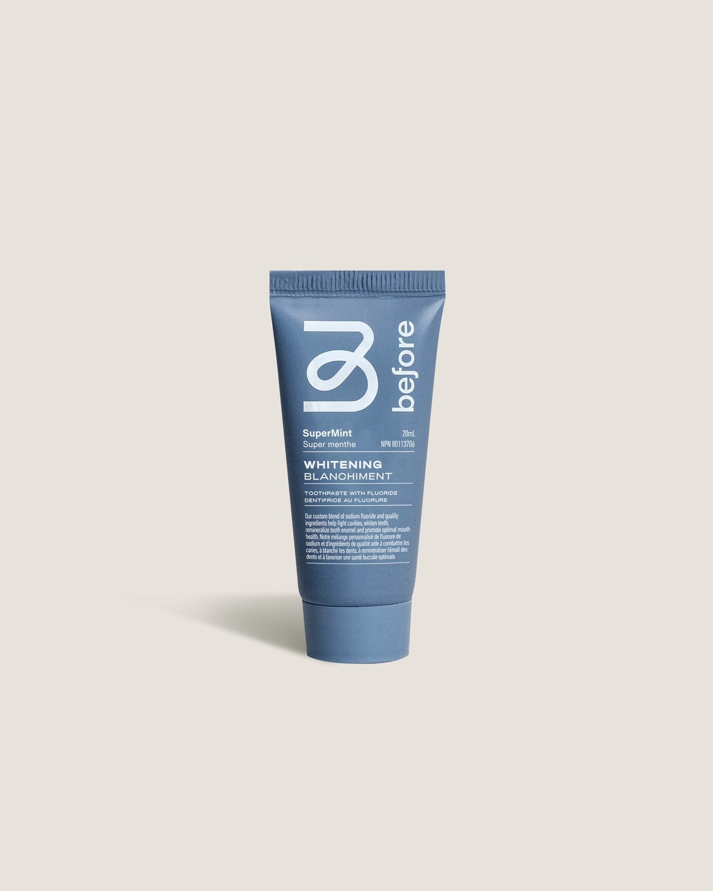 Before Whitening Fluoride Toothpaste - 20ml