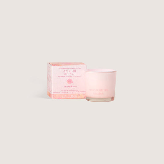 LA LUNA    Crystal Infused Candles    LA LUNA    Crystal Infused Candles    Self Love Rose Quartz 56g
