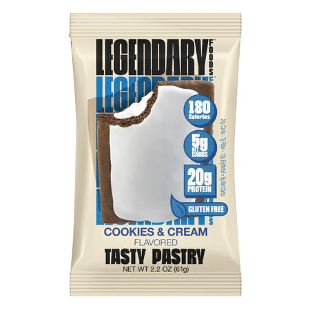 Legendary Foods Protein Pastry Cookies & Cream 61 g - Pack of 10