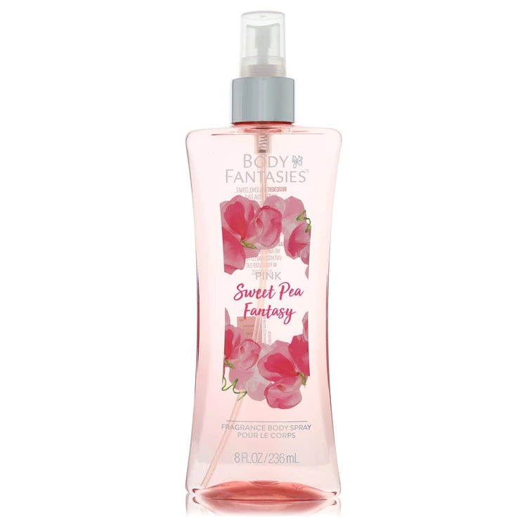 Body Fantasies Signature Pink Sweet Pea Fantasy Body Spray By Parfums De Coeur 8 oz Body Spray