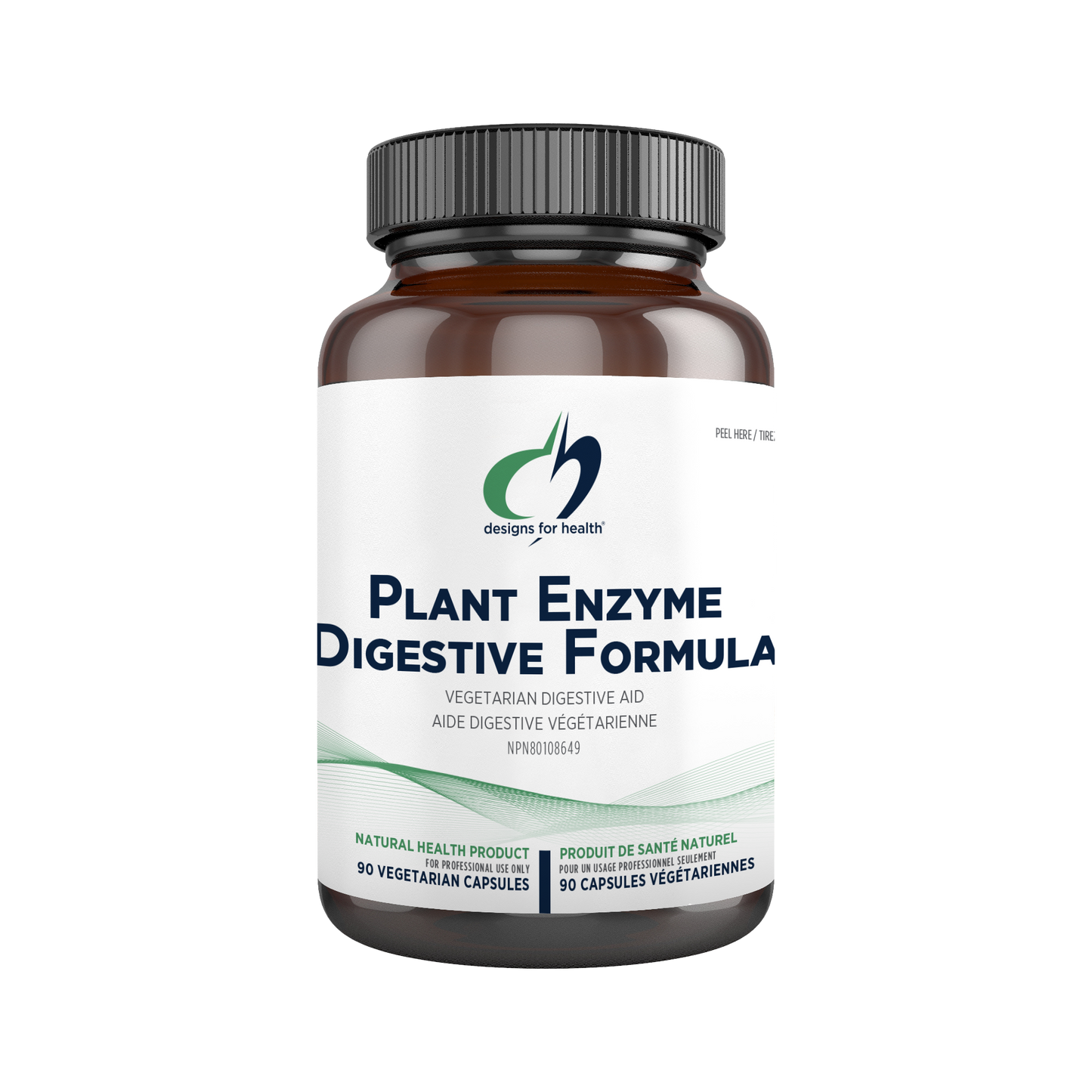 Designs For Health   Plant Enzyme Digestive Formula   90Capsule