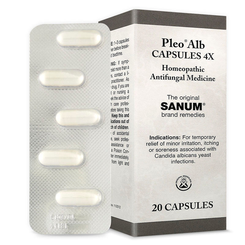 Pleo Sanum   Pleo Alb (Albicansan) Capsules 4X   20 capsules