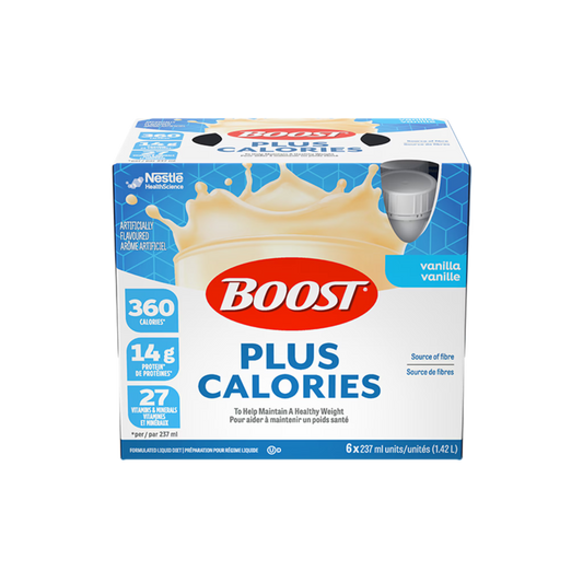 BOOST Plus Calories Vanilla Nutritional Drink 237ml  pack of 24