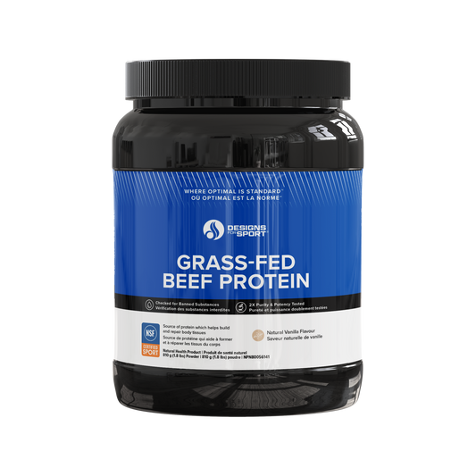 Design For Health Sport  Grass-Fed Beef Protein Vanilla  810 gPowder