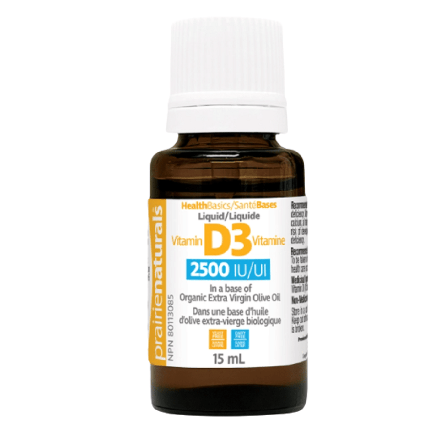 Prairie Naturals  Vitamin D3 2500 IU  15ml