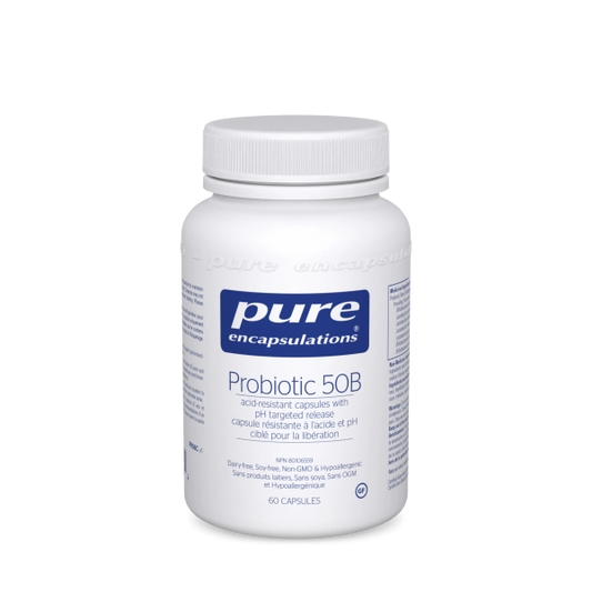 PURE Probiotic 50B (Dairy and Soy-free) 60 caps 