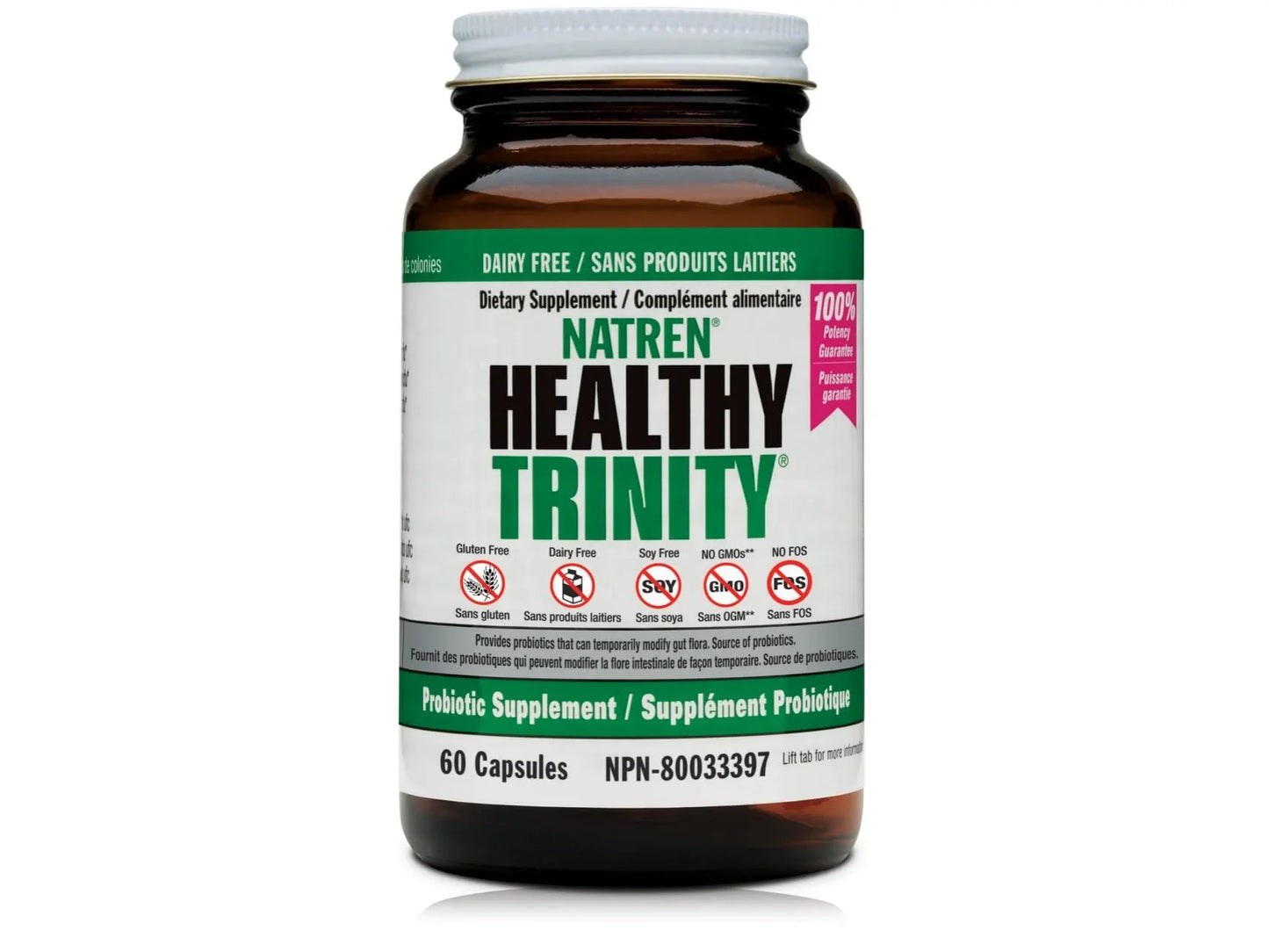 NATREN - RETAIL    Healthy Trinity Dairy Free,60's