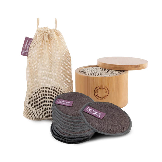 THE FUTURE IS BAMBOO    Charcoal Facial Rounds Starter