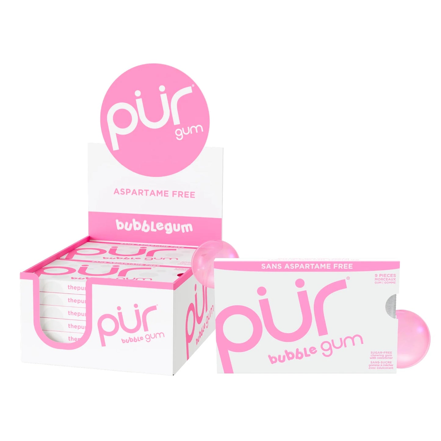 PUR    GBL-Bubblegum, 9ct, 12/tray