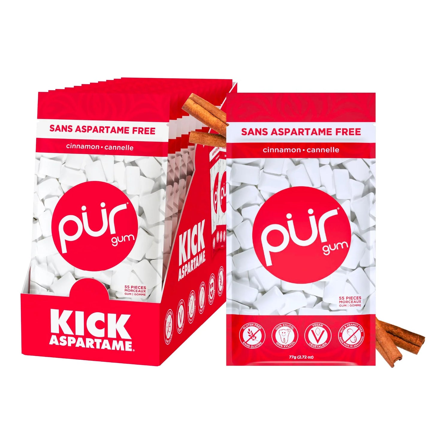 PUR    GB-Cinnamon, 55ct, 12/tray