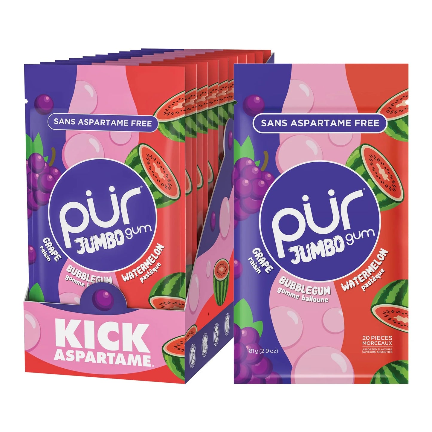 PUR    JG-Grpe,Bub,Wtrm,20ct,10/tray