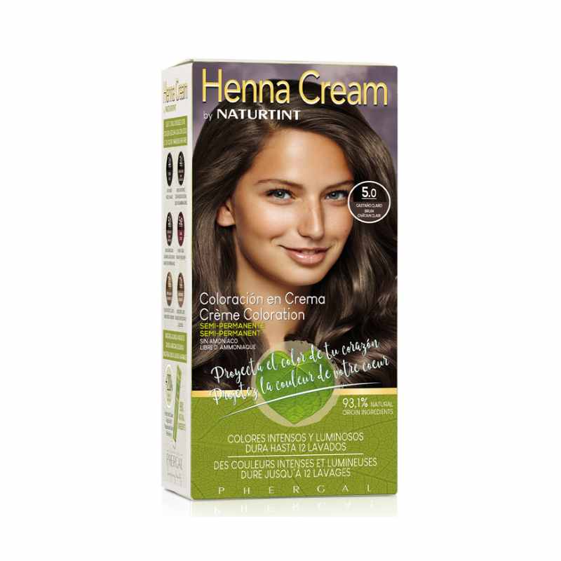 Naturtint_Light Chestnut Brown 5.0 Henna Cream Semi-Permanent_110 ml