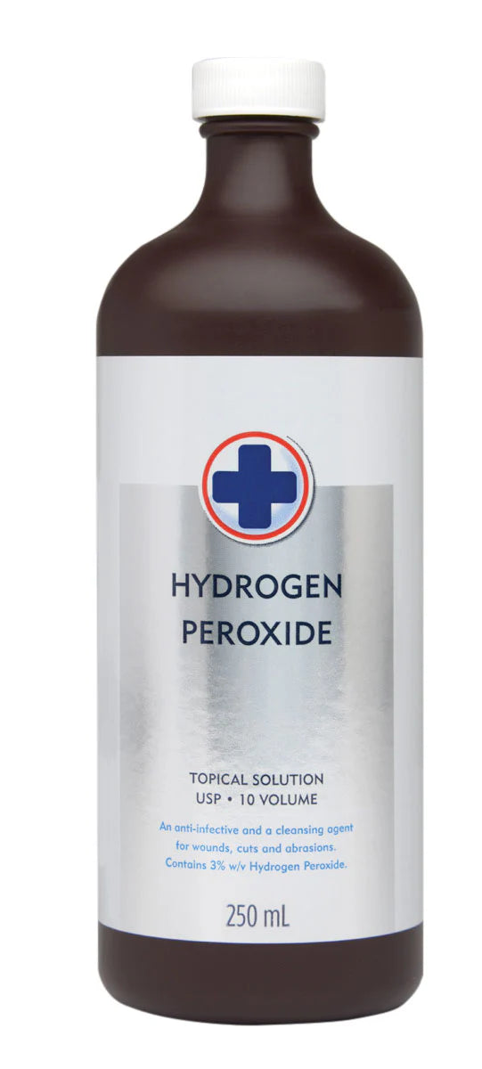 HYDROGEN PEROXIDE 10V PSP 250ML SOLUTION pack of 8