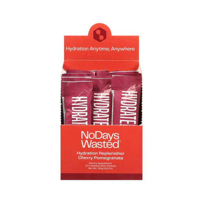 NO DAYS WASTED    Hydration Replenisher Cherry Pomegranate, 15pk