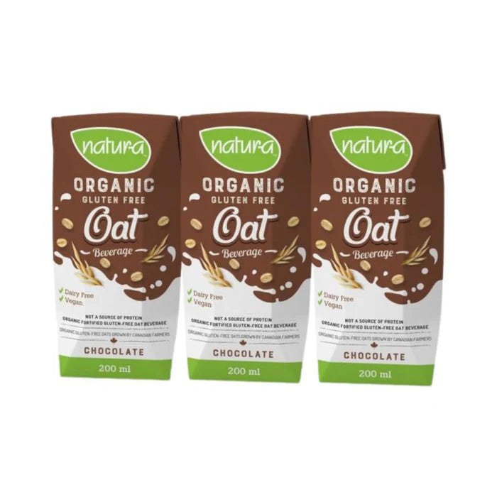 NATURA  - Oat Beverage - Chocolate Mini 200ml -   3pk