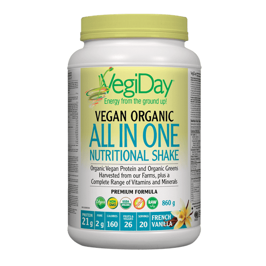 VegiDay All In One Nutritional Shake - French Vanilla 800g