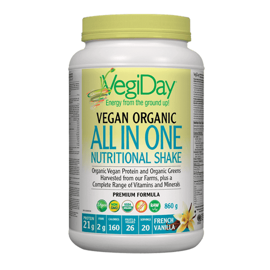 VegiDay All In One Nutritional Shake - French Vanilla 800g