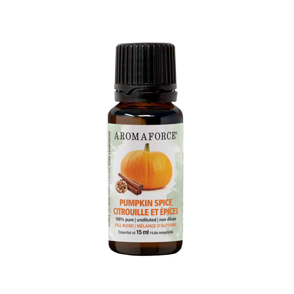 Aromaforce Pumpkin Spice Fall Blend 100% Pure & Natural 15mL