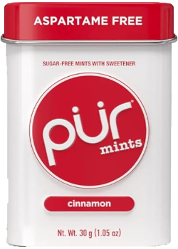PUR GUM    PUR Mint Tin Cinnamon 30g
