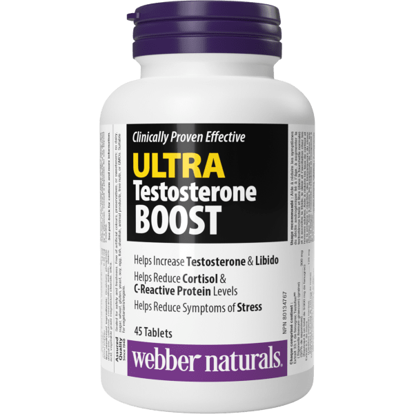 Webber Naturals - Ultra Testosterone Boost - 45 Tablets
