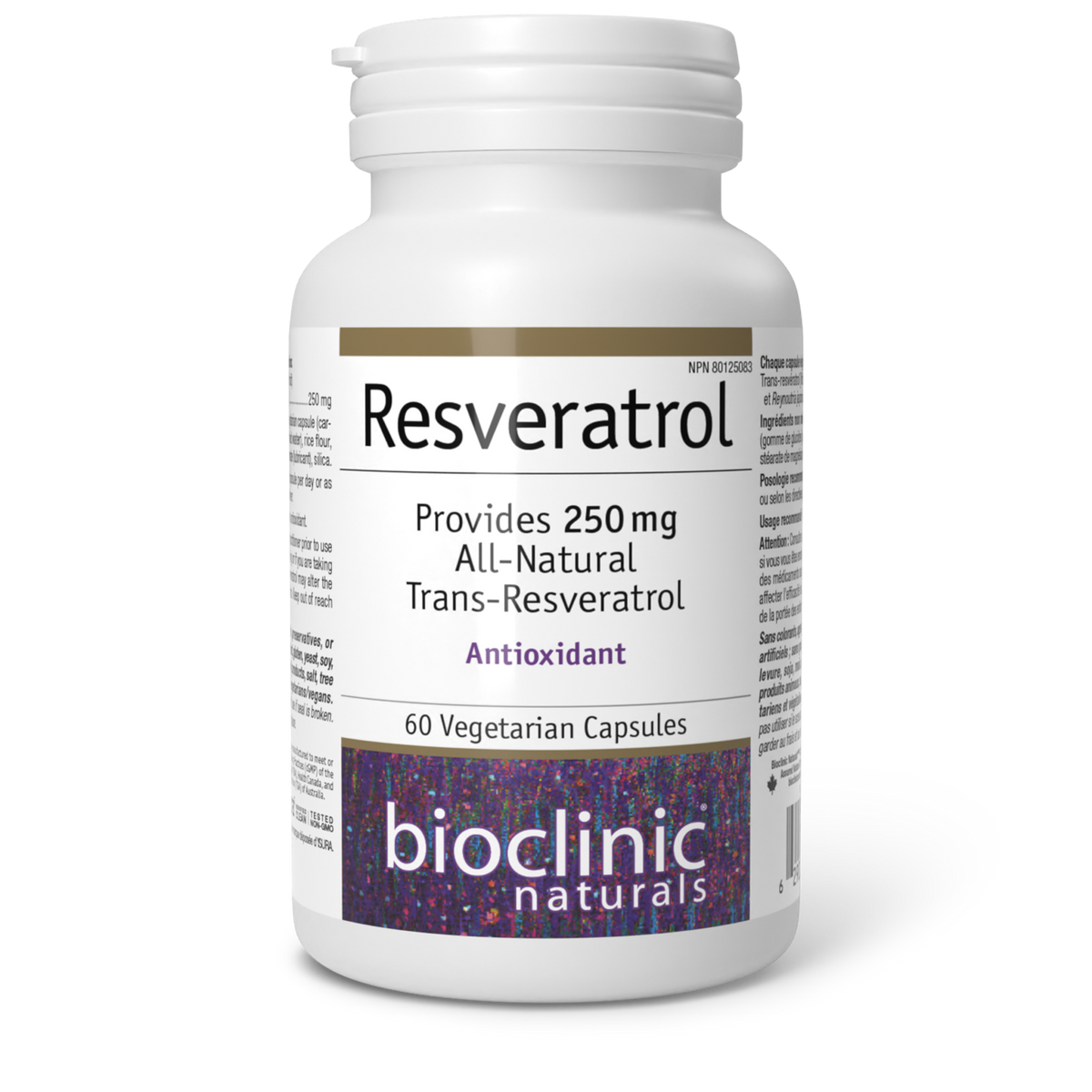 Bioclinic - Resveratrol 250mg - 60 V-Cap