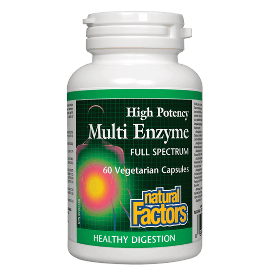 Natural Factors   Multi Enzyme High Potency Full Spectrum   60 vcapsvcaps