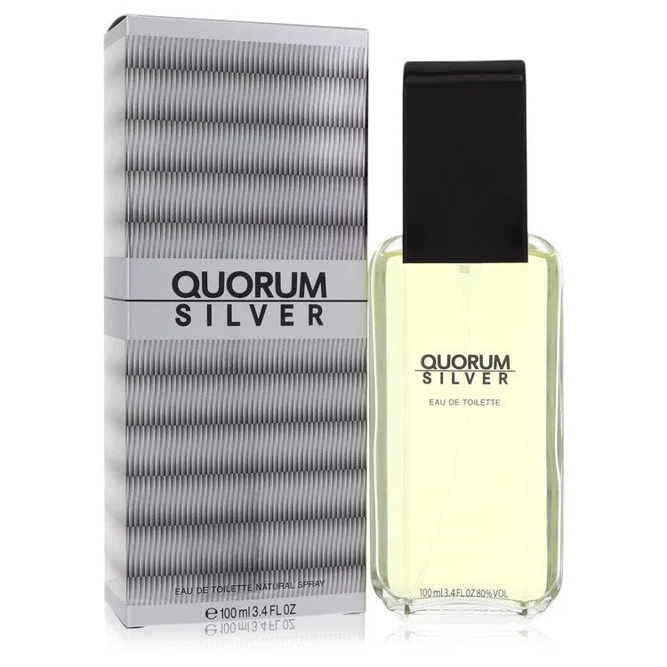 Puig    Men    Quorum Silver    100 ml Eau De Toilette Spray