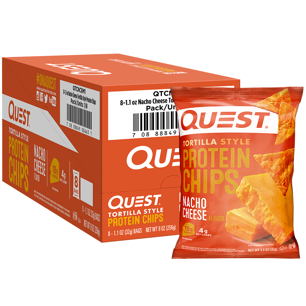 Quest Tortilla Chips, Nacho 113g