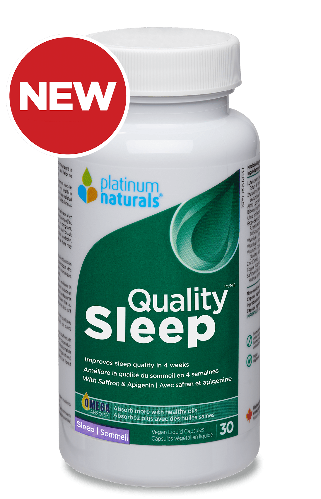 Platinum Naturals Quality Sleep 30 capsules