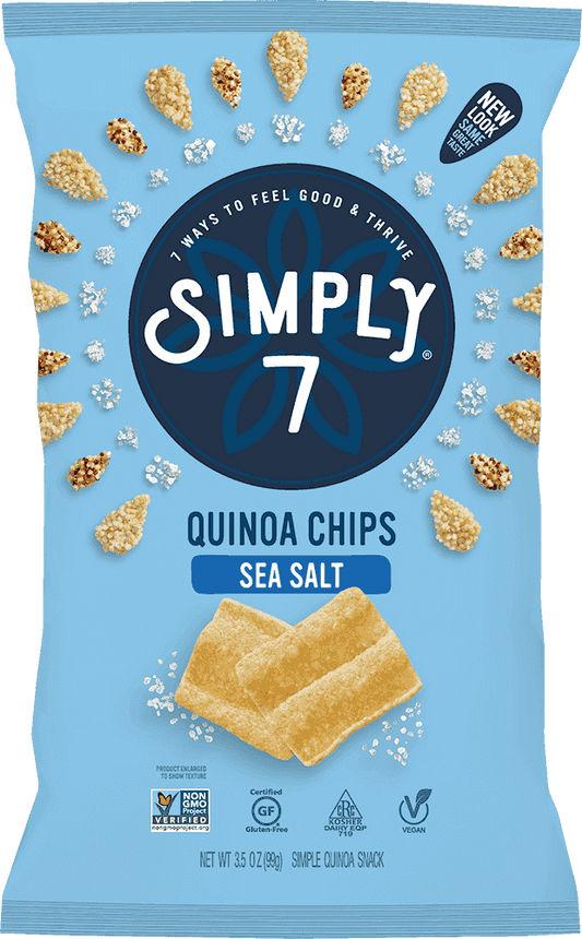 Simply 7   Quinoa Chips   Sea Salt Quinoa Chips99G Short-Dated