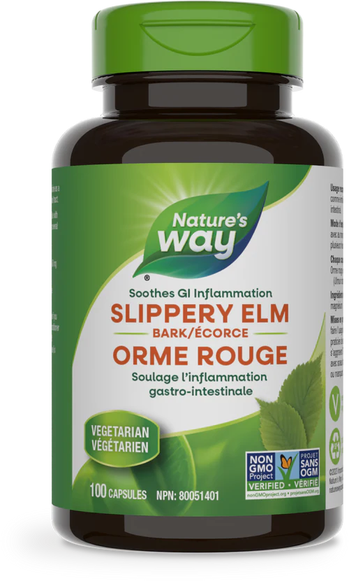 Nature's Way - Slippery Elm Bark - 100 Veg Caps