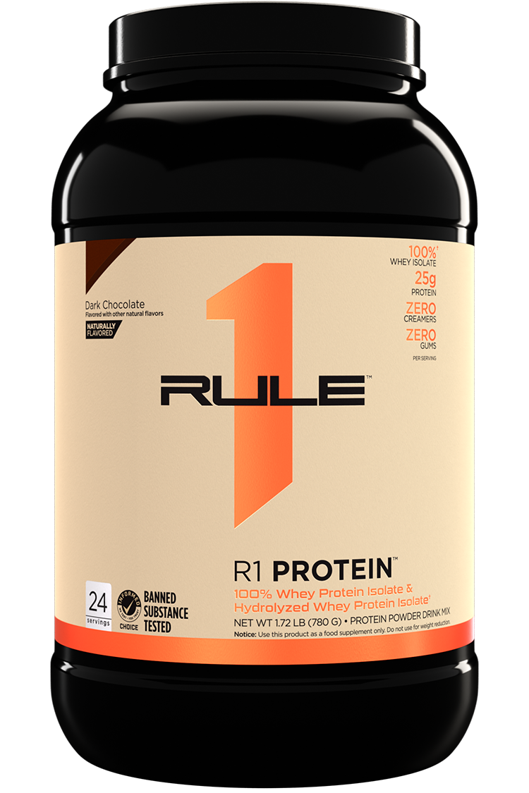 RULE 1   R1 PROTEIN ISOLATE NATURALLY FLAVORED   1.72   CHOCOLATE FUDGE