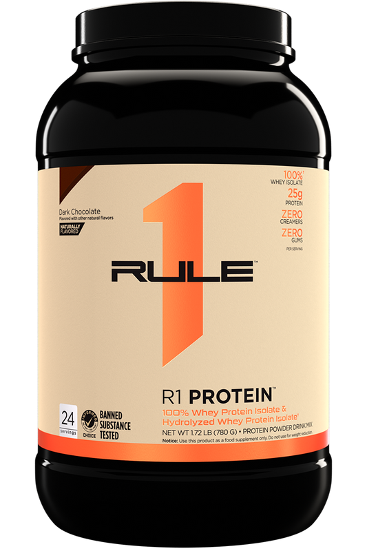 RULE 1   R1 PROTEIN ISOLATE NATURALLY FLAVORED   1.72   CHOCOLATE FUDGE