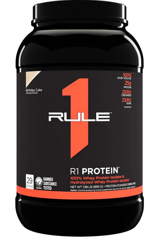 RULE 1   R1 PROTEIN ISOLATE   2lbs   BIRTHDAY CAKE