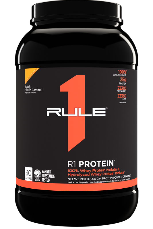 RULE 1   R1 PROTEIN ISOLATE   2lbs   LIGHTLY SALTED CARAMEL