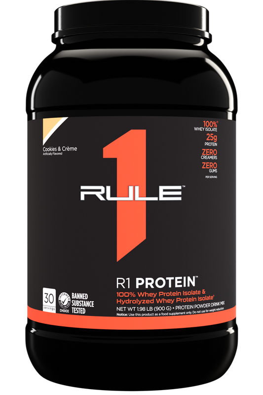 RULE 1   R1 PROTEIN ISOLATE   2lbs   COOKIES & CREME