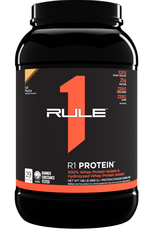 RULE 1   R1 PROTEIN ISOLATE   2lbs   CAFE MOCHA