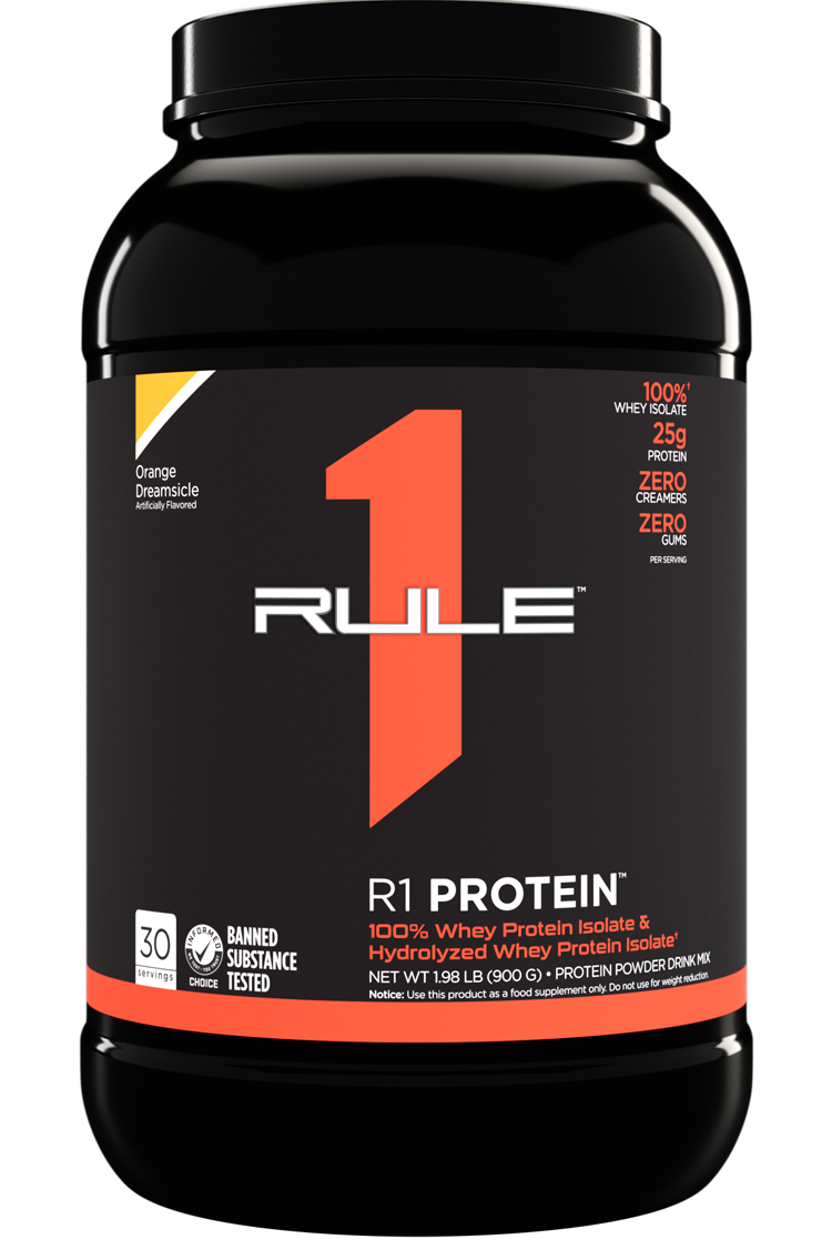 RULE 1   R1 PROTEIN ISOLATE   2lbs   ORANGE DREAMSICLE