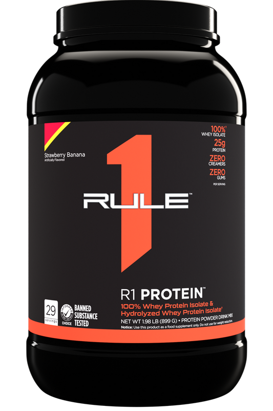 RULE 1   R1 PROTEIN ISOLATE   2lbs   STRAWBERRY BANANA