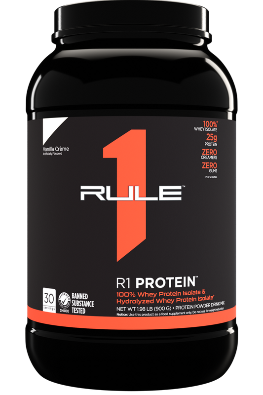 RULE 1   R1 PROTEIN ISOLATE   2lbs   VANILLA CREME