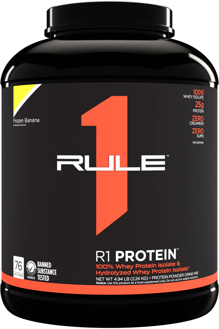 RULE 1   R1 PROTEIN ISOLATE   FROZEN BANANA   4.77lbs