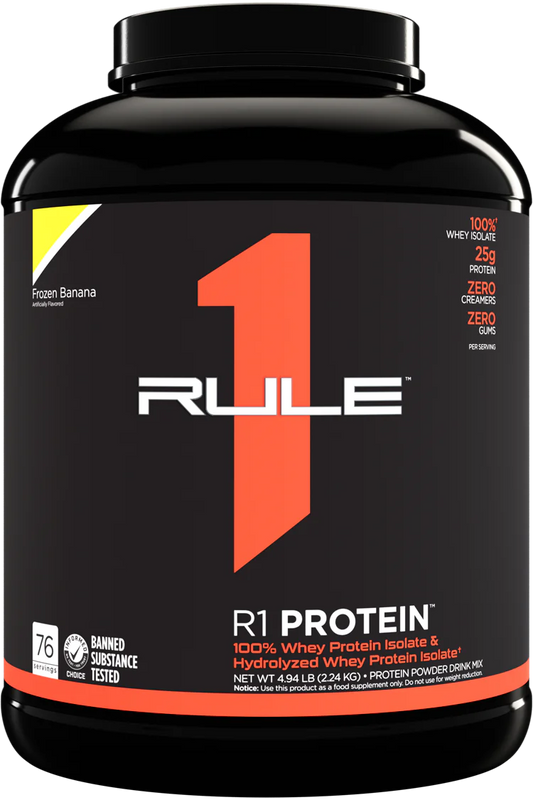RULE 1   R1 PROTEIN ISOLATE   FROZEN BANANA   4.77lbs