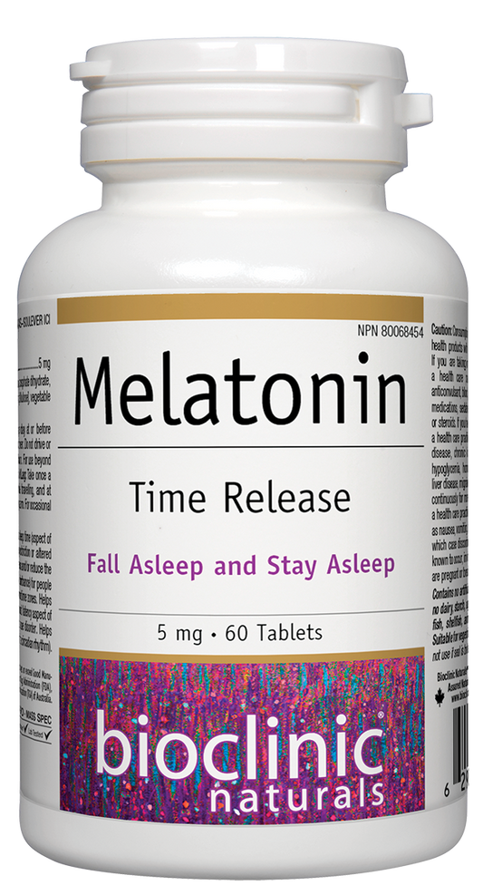 BioClinic   Melatonin Time Release 5 mg   60 Tablet