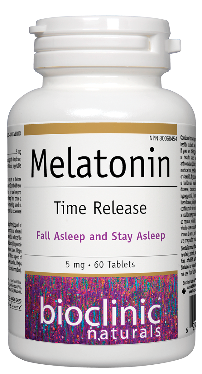 Bioclinic - Melatonin Time Release 5 mg - 60 Tablet