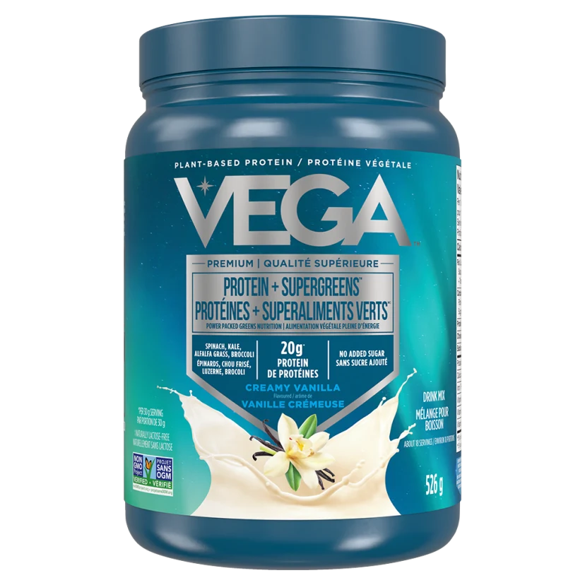 Vega Protein & Supergreens Vanilla (526g)