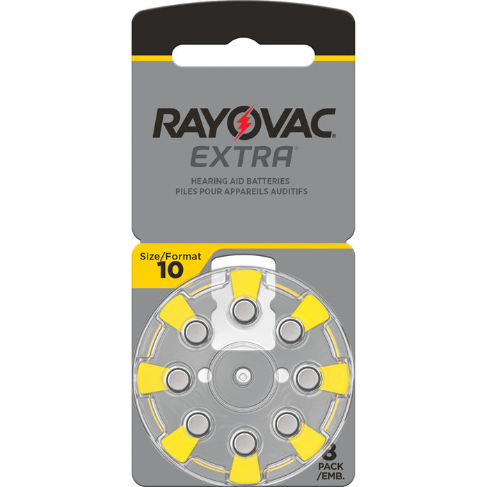 RAYOVAC BATTERIES HEARING AIDS #10 PK 8