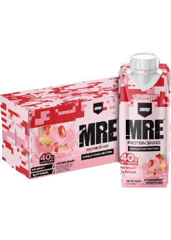 Redcon1 MRE Protein RTD Strawberry Shortcake 500 mL - Case of 12